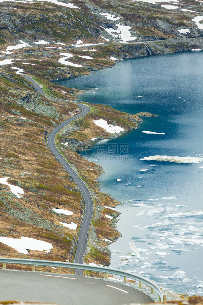 Dalsnibba山和Djupvatnet湖路挪威斯堪的纳维亚StrandaMoreogRomsdal挪威斯堪的纳维亚图片