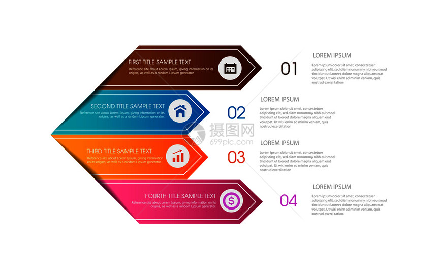 用于平板设计业务的多色矢量信息图Eps10用于平板设计业务的多彩矢量信息图图片