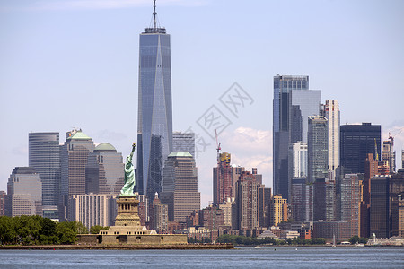 欢迎海员来到纽约港高清图片