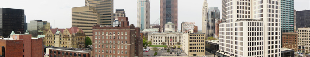 哥伦布是俄亥州首府总部设在政大厦图片