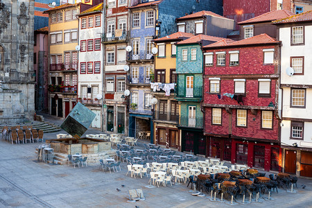 葡萄牙波多街空中景象图片