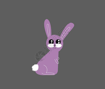 卡通可爱的兔子背景图片