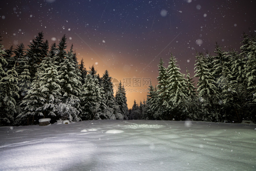 冬季童话故事自然景观图片