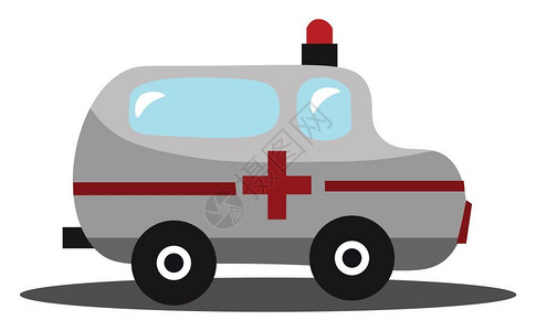 可载病或伤员往返医院急救车插图图片