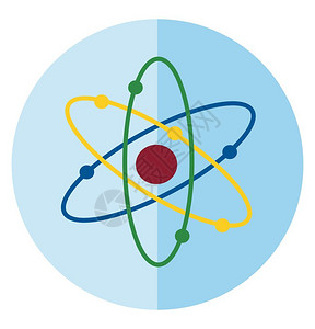 原子矢量结构背景图片