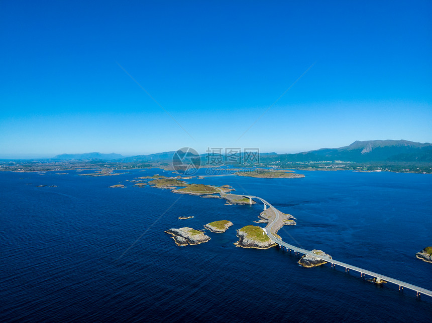 挪威欧洲著名的大西洋公路桥亚特兰太哈夫斯韦根挪威风景路线旅游点挪威大西洋公路图片