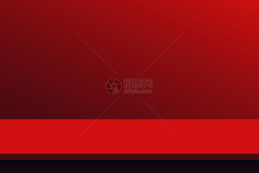 模板中空白的红色工作室桌背景以生动墙壁背景为表格网站广告产品的封条矢量插图图片