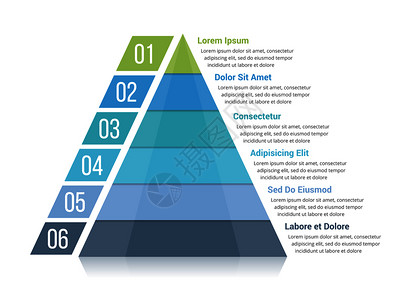 含有六个元素的金字塔成像模板矢量eps10插图金字塔成像图图片