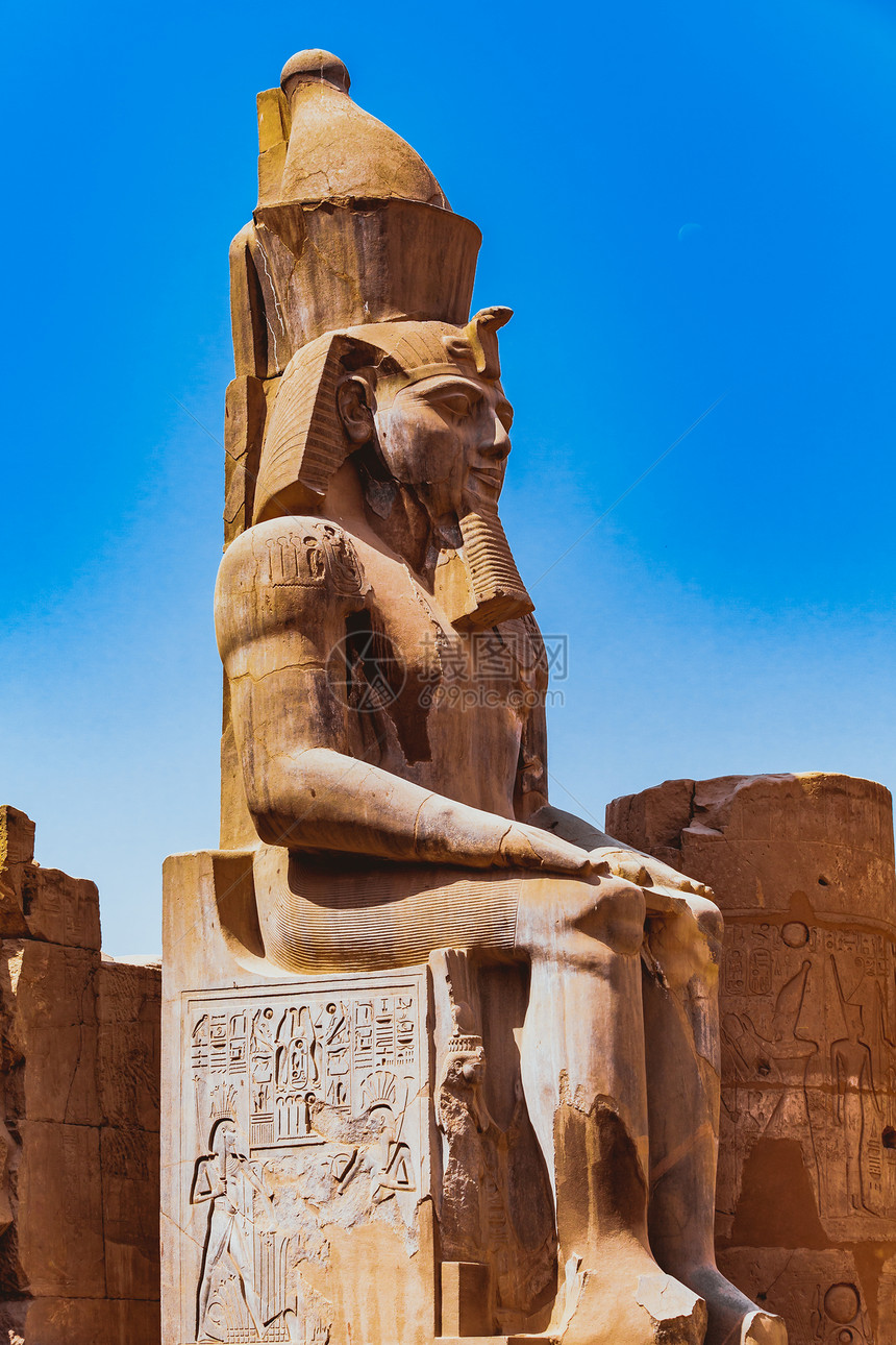 埃及圣殿的废墟图片