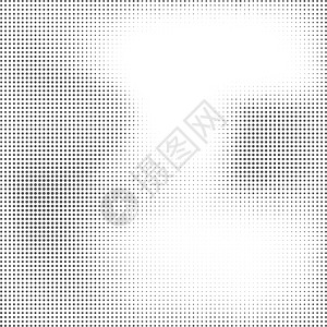半色模式白背景上的多点纹理集重叠的Grunge模板困难的线设计淡化单色点流行的艺术回放多点纹理集背景图片