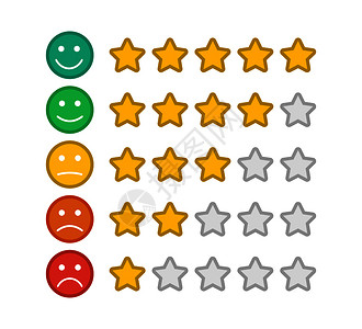 Emoji有星级评反馈表情星级评消费者Eps10消费者评级图片