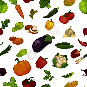 花椰菜和辣椒和鹦鹉绿菜番茄切片和蘑菇辣椒胡萝卜及叶子洋葱豆图片