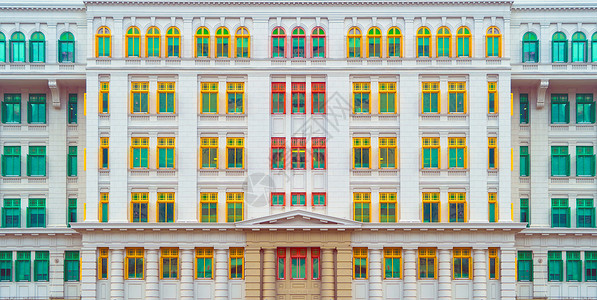 克拉克洛里丰富多彩的窗户高清图片