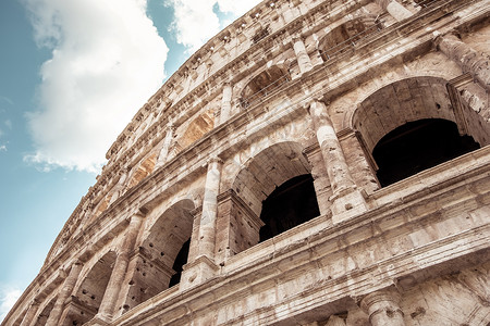 罗马的巨集世界上最大的两极剧院背景图片