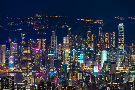 香港2019年8月香港市现代建筑摩天大楼图片