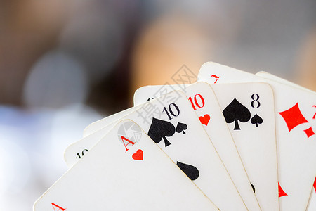 人打牌砍手生活方式赌场点高清图片