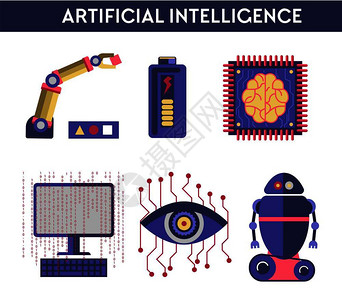 人工智能机器类心未来的计算机数字脑科学与创新技术机器dna符号眼部微芯片处理器cyborg手和头矢量图人脑的工智能矢量图机器人脑背景图片
