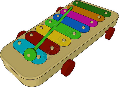 一架钢琴用于儿童游戏背景图片