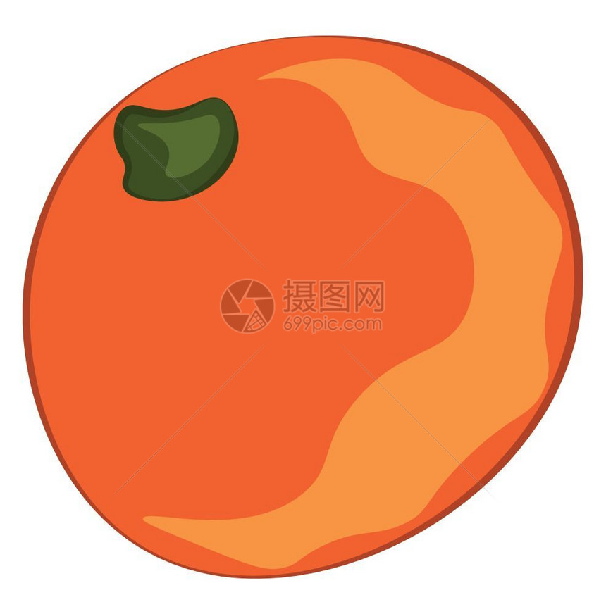 健康多汁的柑橘矢量插图图片