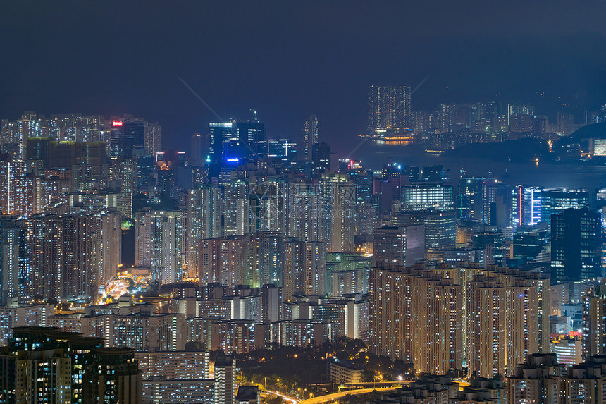 中华人民共和国香港市中心空景象图片