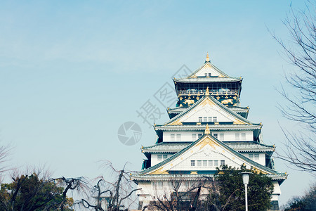 日本大阪城堡图片