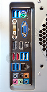 显示器支架素材计算机电子插座连接设计要素背景