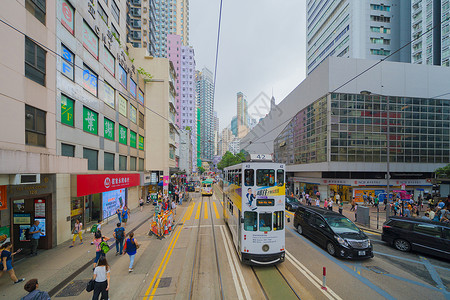交香港的观光公共汽车图片