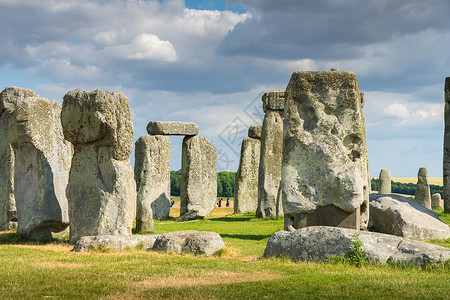 英国格兰州巨石柱夏季图片