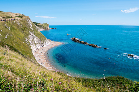 卢尔沃思DurdleDoor联合王国DorsetJurassic海岸世界遗产址背景