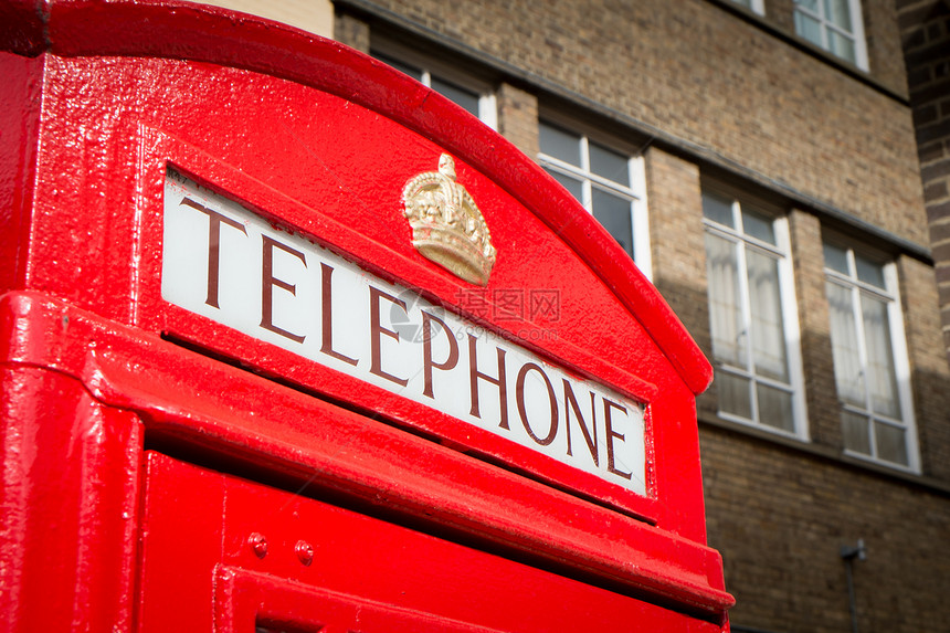 伦敦的红色电话英格兰图片