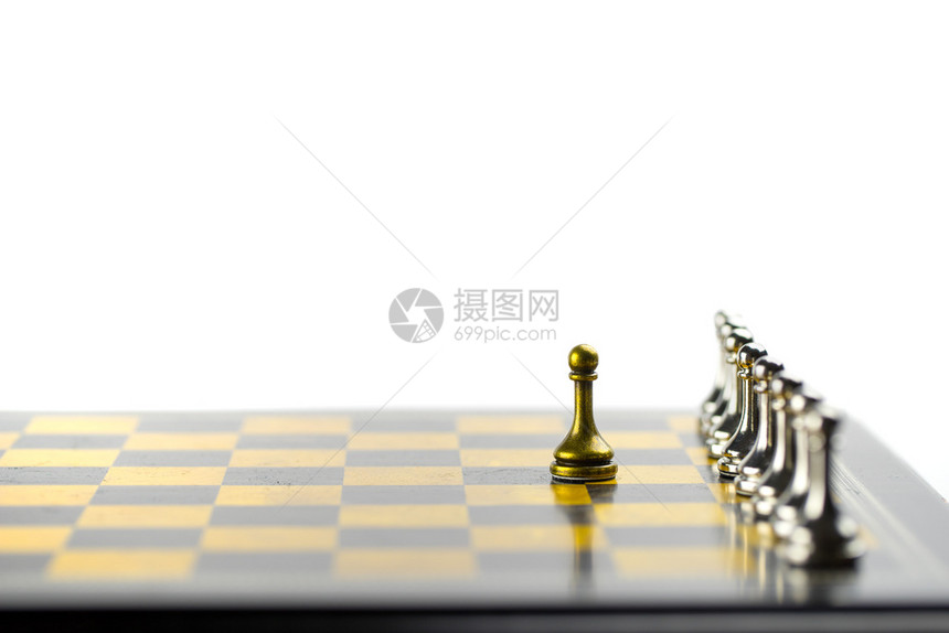 象棋商业概念领导和成功图片