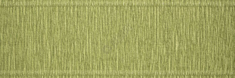 厚软和坚固的意大利克里佩纸绿色背景带有皱纹全景横幅图片