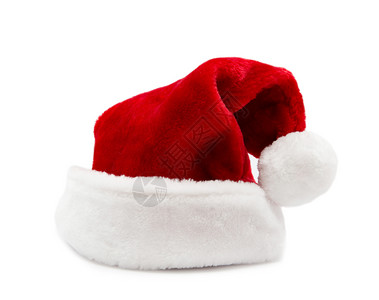 红色圣诞老人帽子背景图片