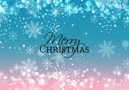 圣诞节背景的矢量插图带雪花的圣诞快乐卡片银背景的雪花奖章背景图片