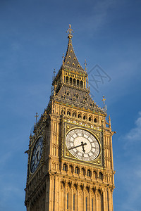 Bigben和英国伦敦格兰议会大厦图片