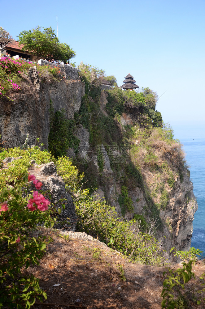 印度尼西亚巴厘的PuraLuhurUluwatu寺庙图片