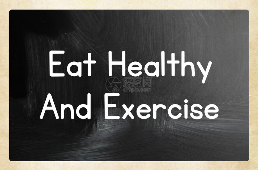 健康饮食和运动图片