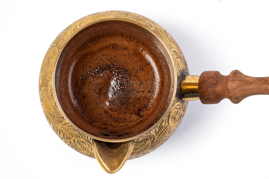 土耳其咖啡在桌子上土耳其咖啡在桌子上图片