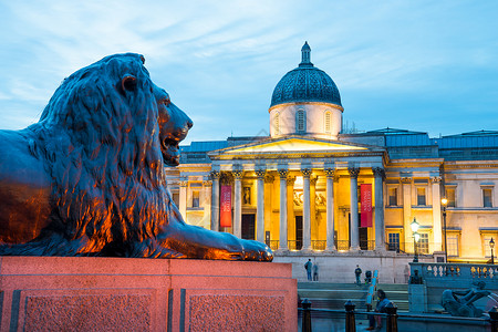 英国伦敦Trafalgar广场图片