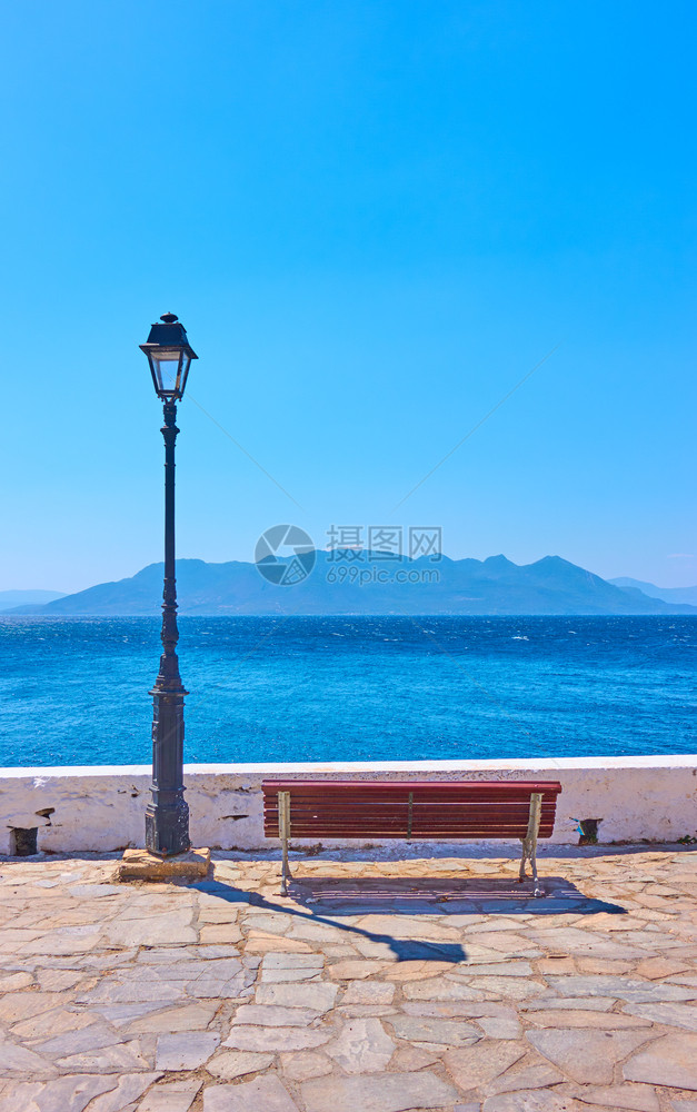 希腊垂直风景海图片