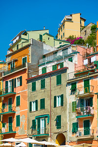 意大利的多彩房屋图片