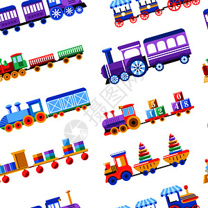 幼稚园玩具火车背景图片
