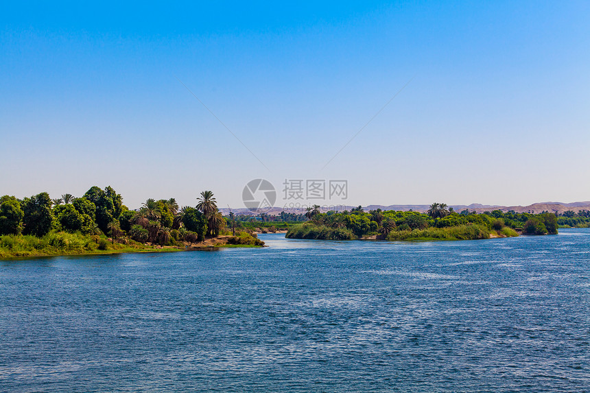 埃及卢克索尼罗河的景象图片