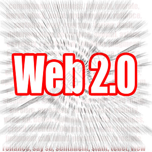 Web20以缩放效果为背景的单词3D翻譯背景图片