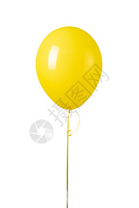 白色背景上隔离的氦气球白色的空气球背景图片