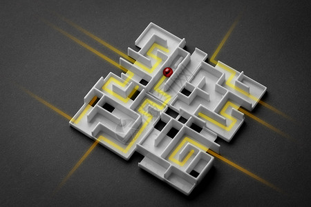 Maze与战略业务领导力概念图片