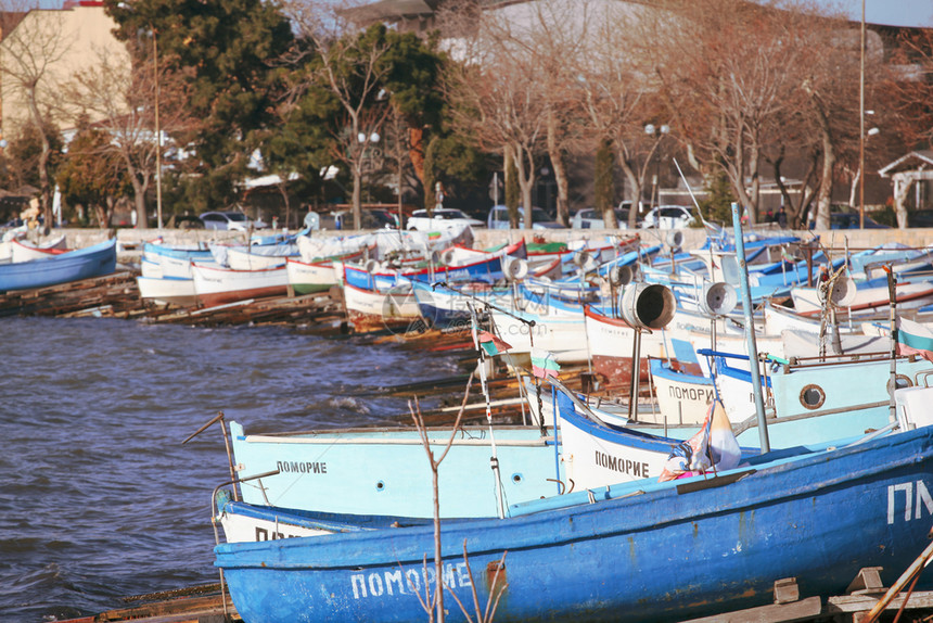 保加利亚Pomorie2019年月3日保加利亚东南部Pomorie是保加利亚黑海岸南部BurgasBay的一座小罗奇半岛上的Po图片