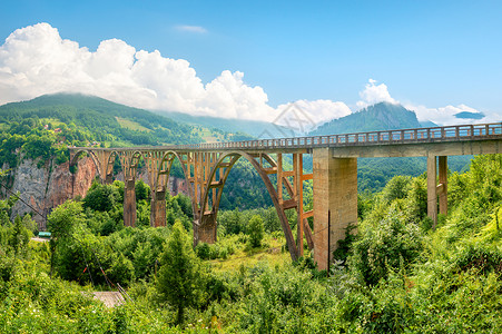 黑山Dzhurdzhevich桥高清图片