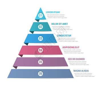 金字塔模板含有六个元素的金字塔成像模板矢量eps10插图金字塔成像图插画