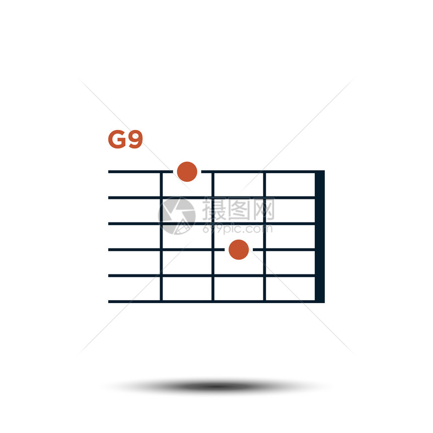 G9基本吉他和弦图 图片